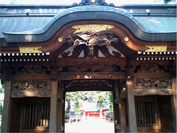 小野神社（多摩市） 隋神門