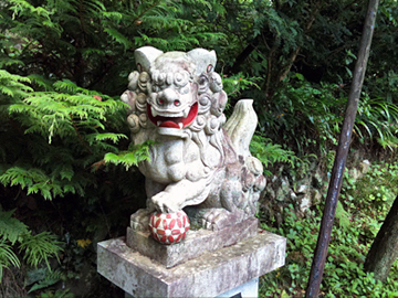 高尾山麓氷川神社 狛犬