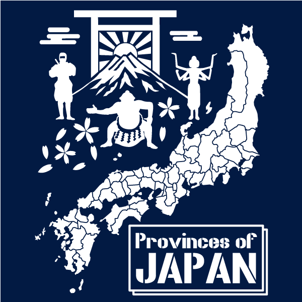 日本地図Tシャツ