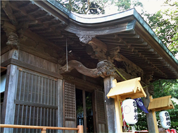 走水神社 社殿