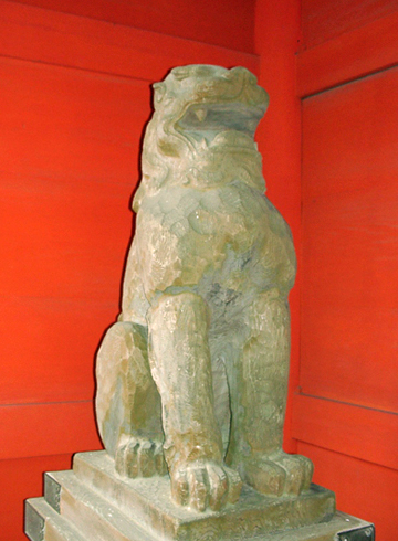 香取神宮 楼門 狛犬