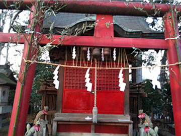 調神社 旧本殿 稲荷神社