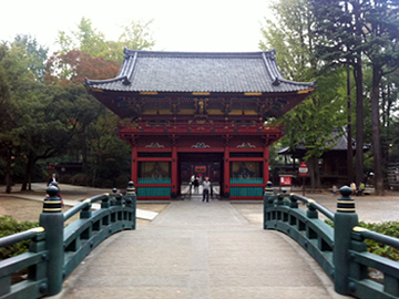 根津神社 神橋 楼門