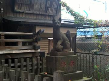 柳森神社 狛狐