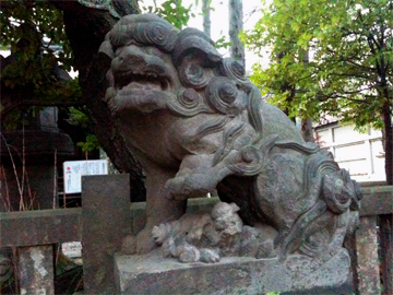 西久保八幡神社 狛犬