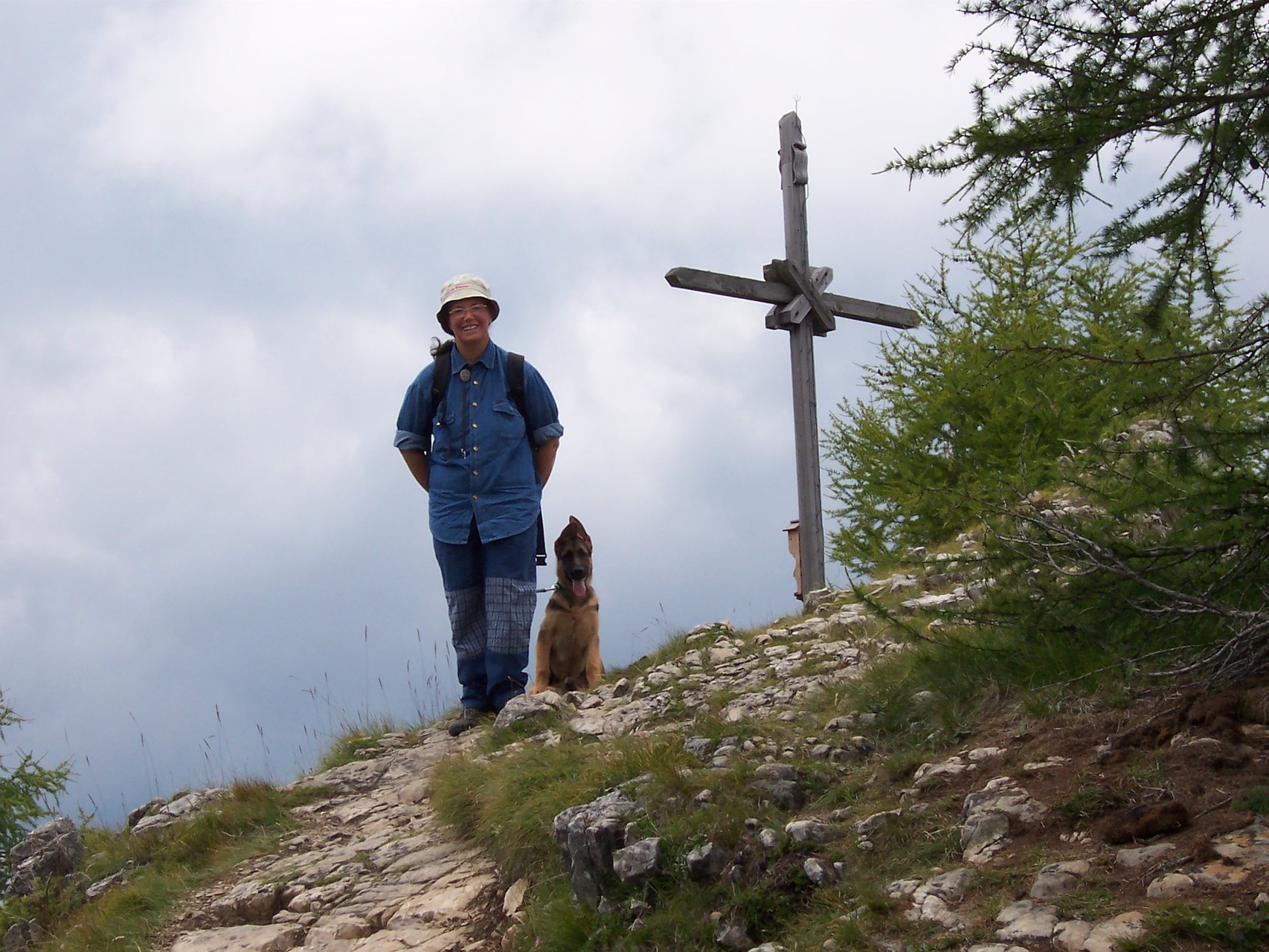Sulla cima del Rit (Val Badia)
