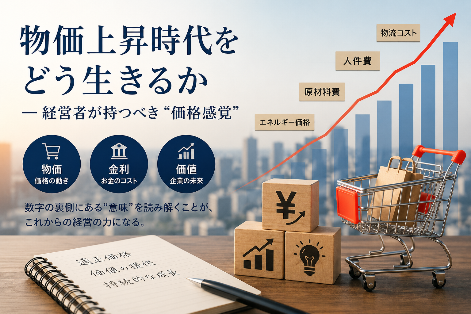 物価上昇時代をどう生きるか──経営者が持つべき“価格感覚”