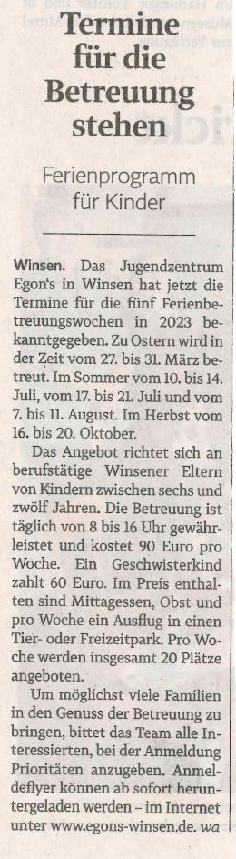 Winsener Anzeiger, 04.11.2022