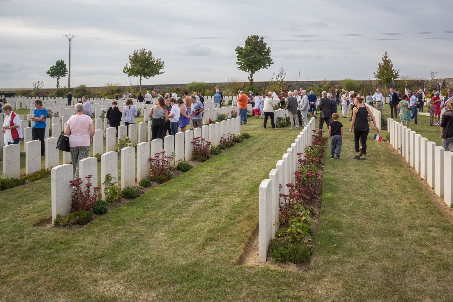 Chacun est invité à un moment de recueillement en parcourant le cimetière