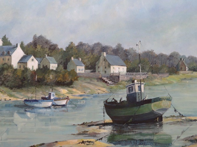 une toile de Jean-Marie Dollé