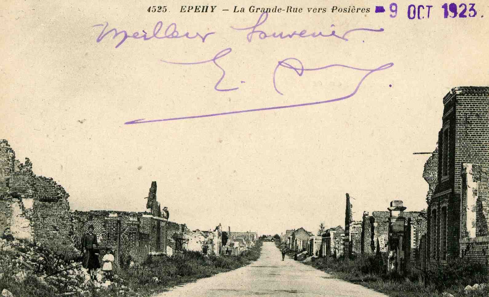 la grand rue telle que les habitant l'ont retrouvée