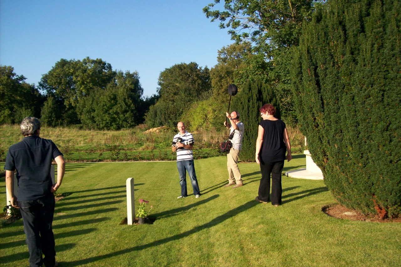 au cimetière anglais à Heudicourt