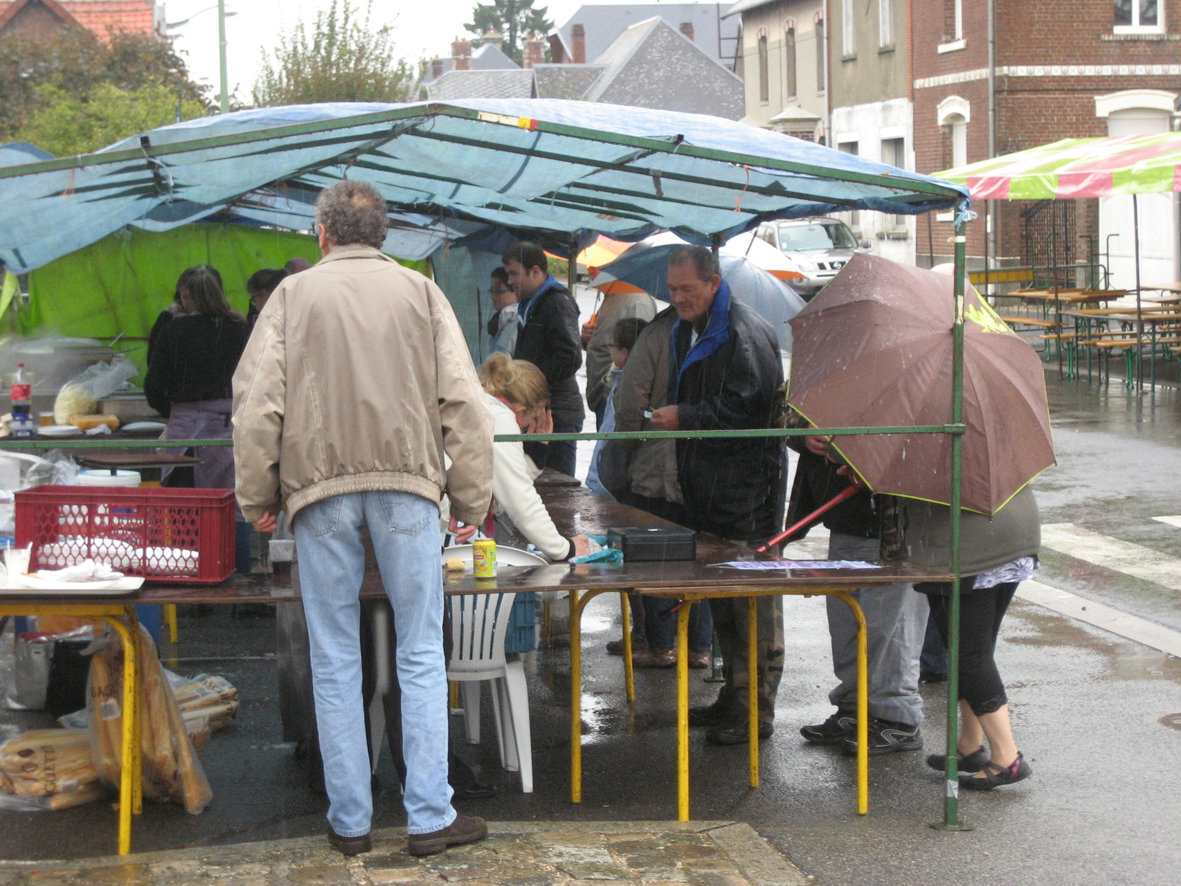 Mais la pluie est venue pour le repas