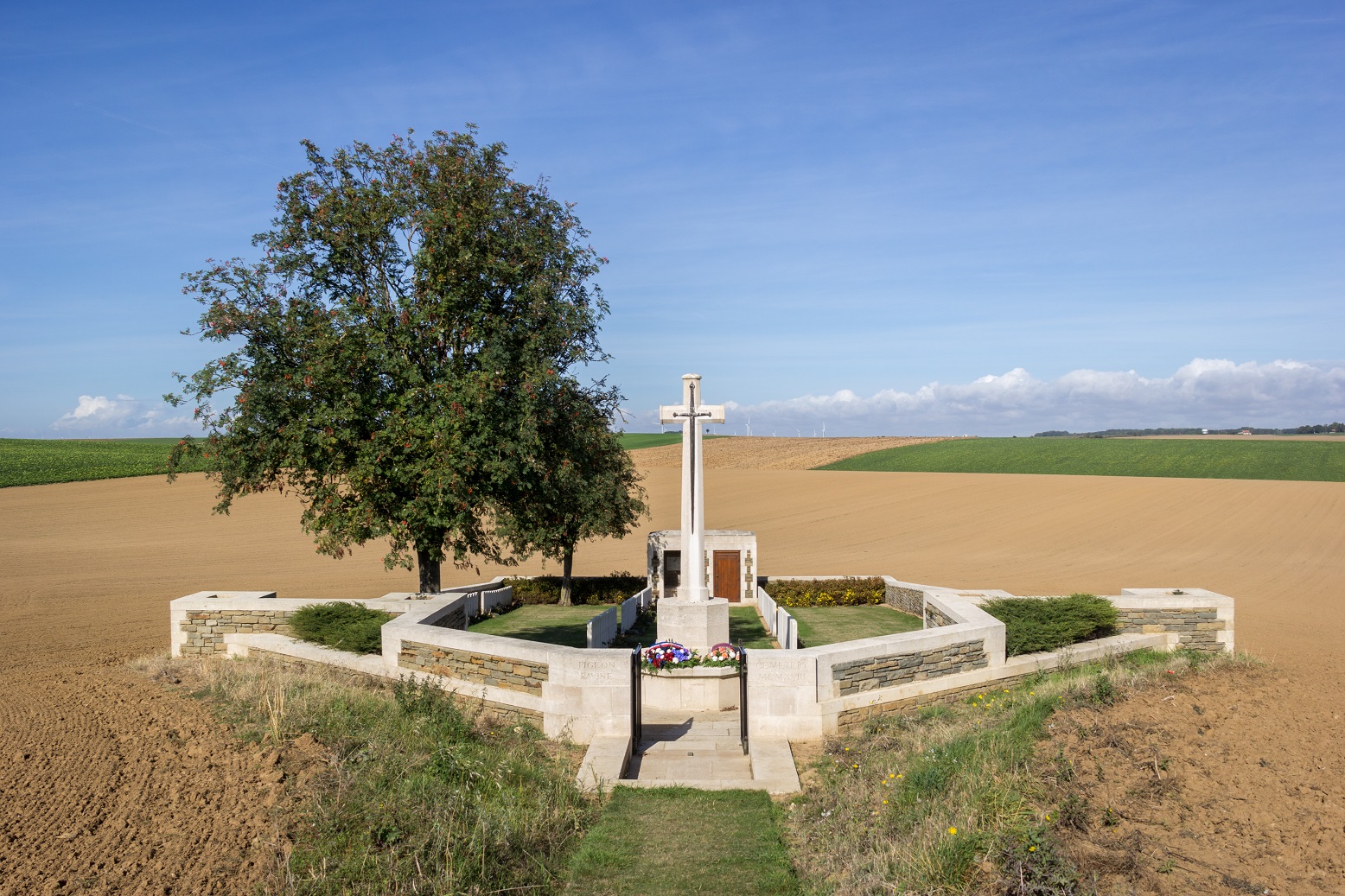 Le cimetière a été honoré