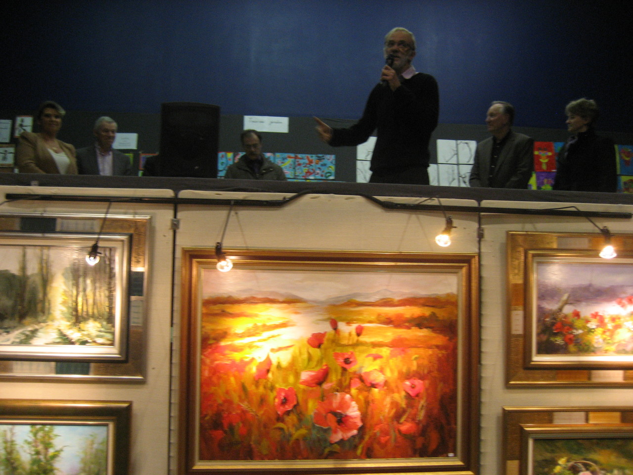 discours lors du vernissage