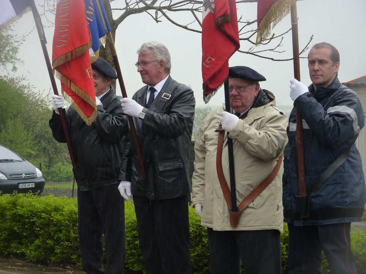 les porte-drapeaux