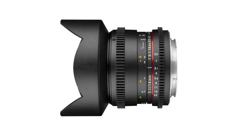 Rokinon EF 14mm DS T3.1 Lens - Pro HD Rentals