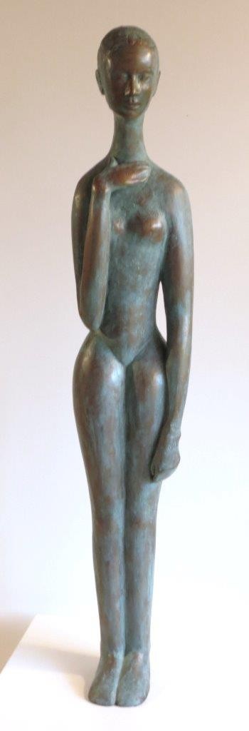 Jugend, Bronze, H 101 cm, B 19 cm, T 33 cm