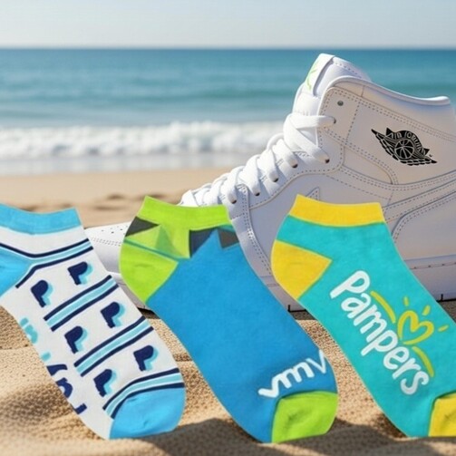 enkels sneaker sokken met logo