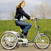 Wiedergewonnene Mobilität durch ein Dreirad