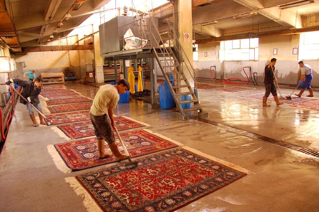 Teppichwäsche: Nach traditioneller persischer Art,