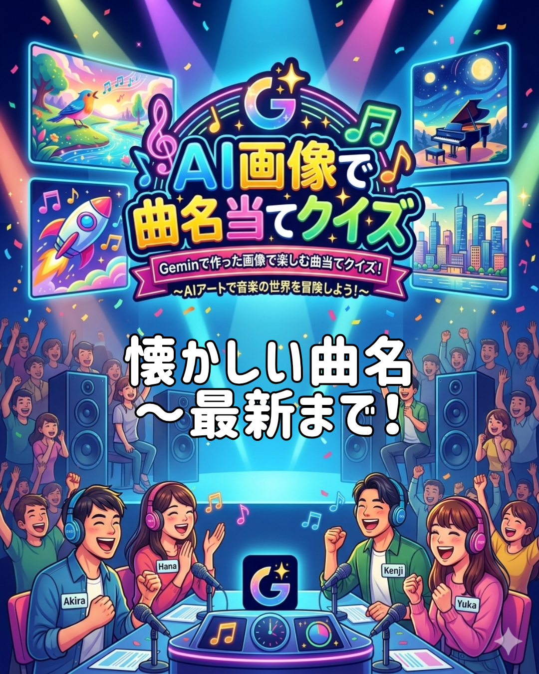 Geminiで生成AI画像クイズ！
