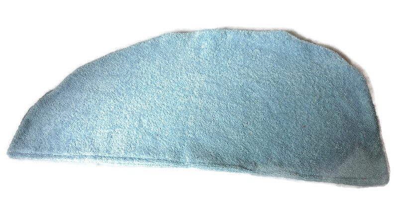 Frottee Handtuch Haarturban hellblau