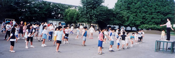 東久留米市ラジオ体操連盟　活動の様子