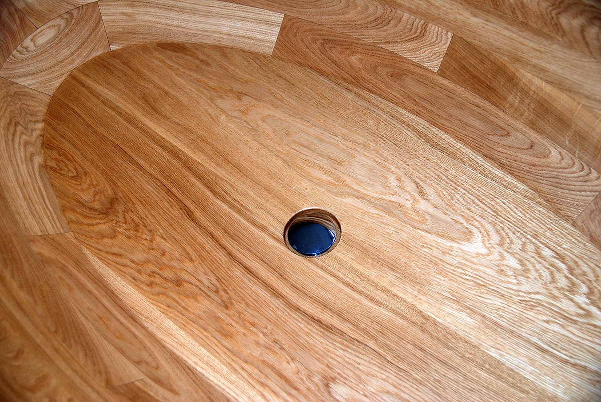Holzbadewanne BAULA in Eiche (Detail)