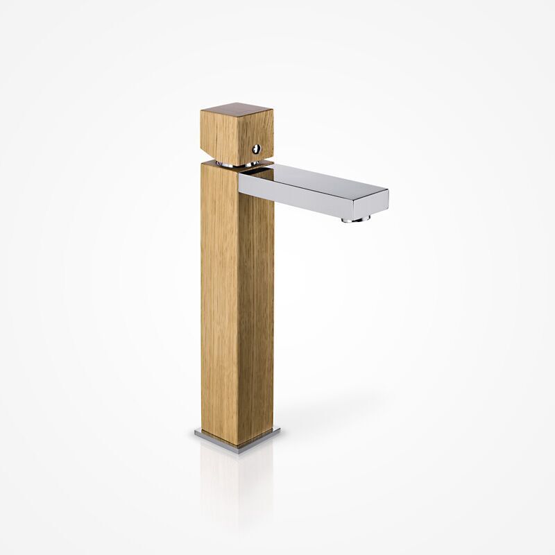 Hohe Waschtischarmatur GHD01 (Ausführung Eiche)