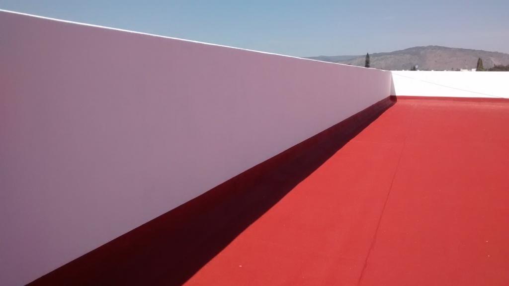 Sikatop 144 Blanco y Acriltecho Power Rojo / Comercial mantenimiento