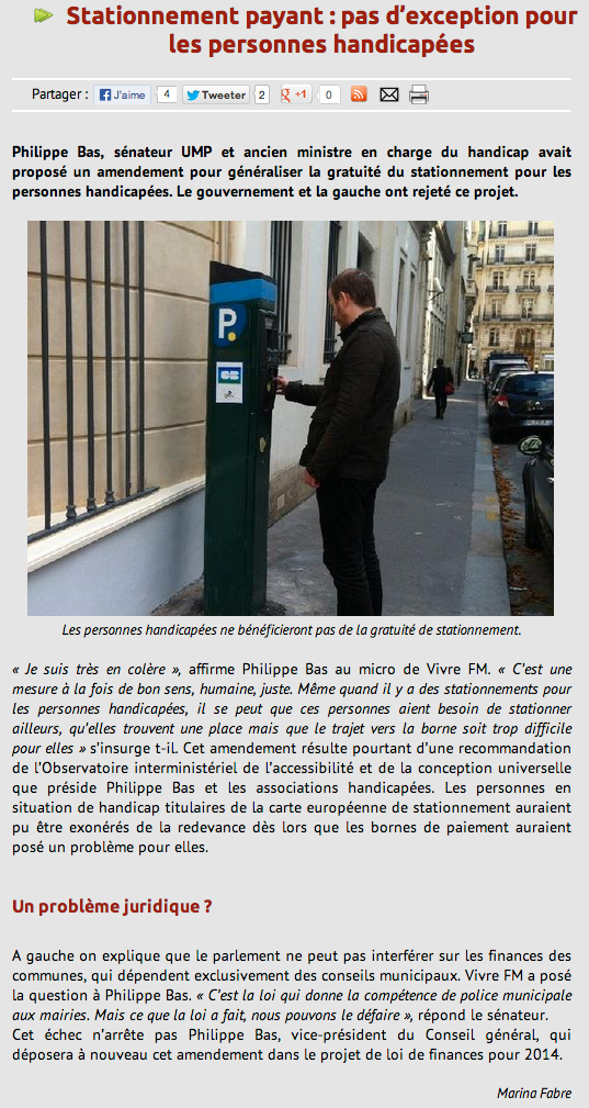 Vivrefm, radio Ile de France, 08.10.2013