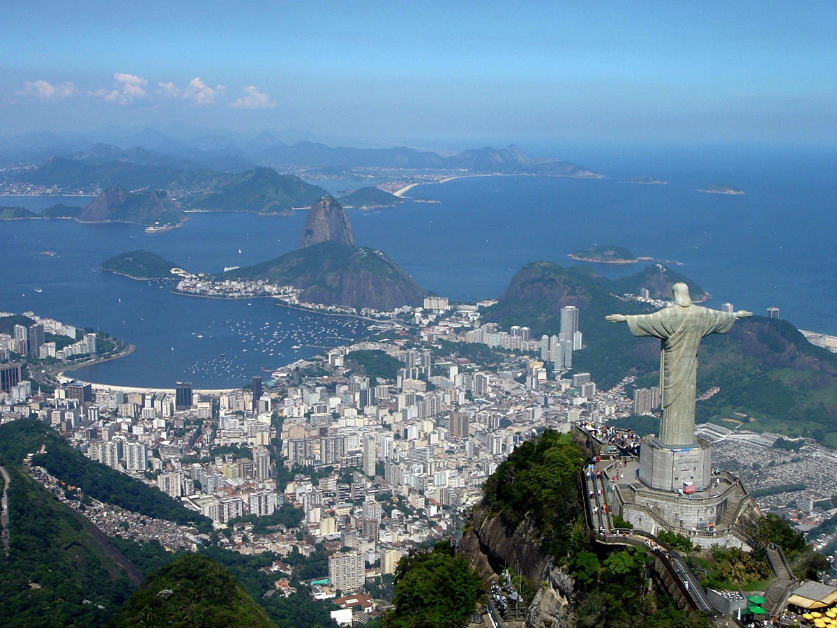 Luftaufnahme von Rio de Janeiro