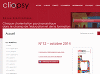 Site de la revue Cliopsy