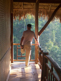 Morning at the homestay