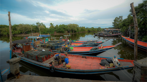 Local muslim fishermen