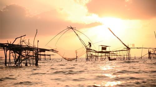 Fishermen in the Morning