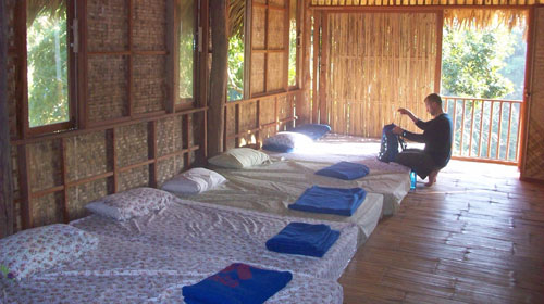 Bedroom at the homestay