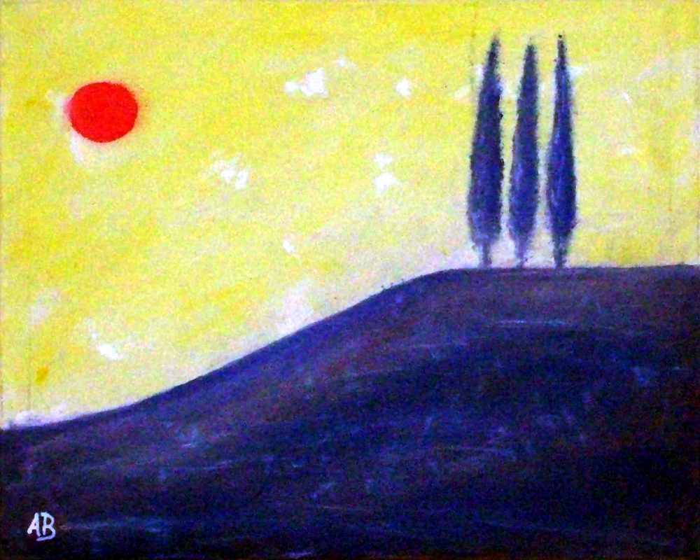 Wandkunst Strandszene