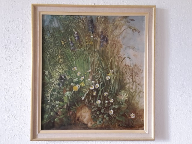 Hedda Andrä-Geiler, Ölgemälde: Wiesenstück