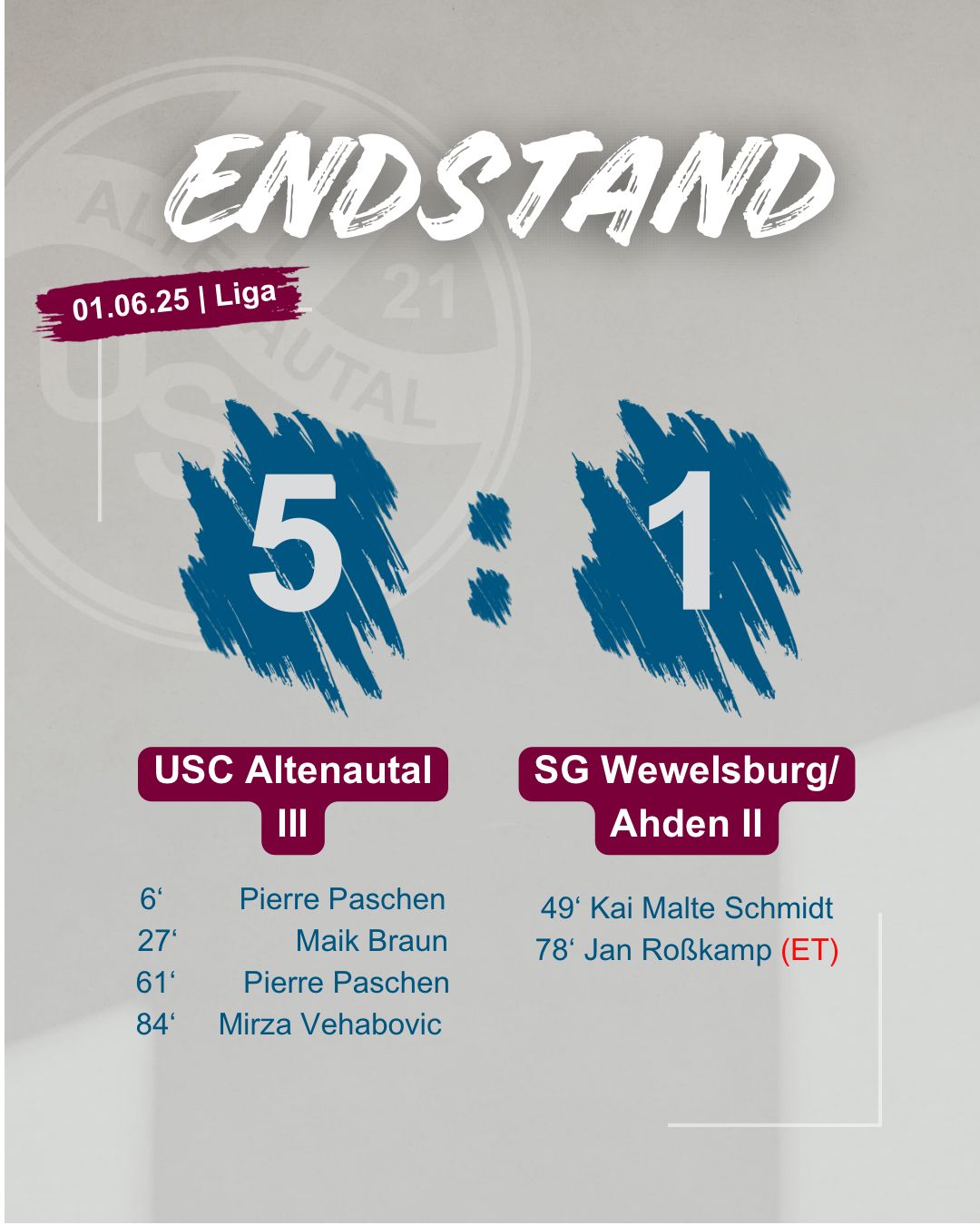 26. Spieltag Kreisliga D2 Paderborn