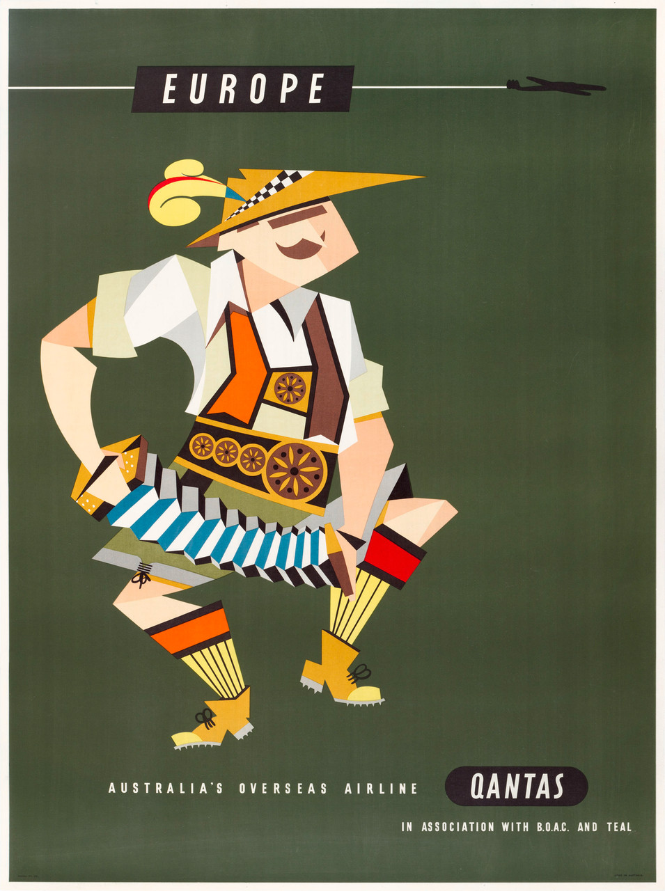 Famous Vintage PosterArtists Original Vintage Airline Posters