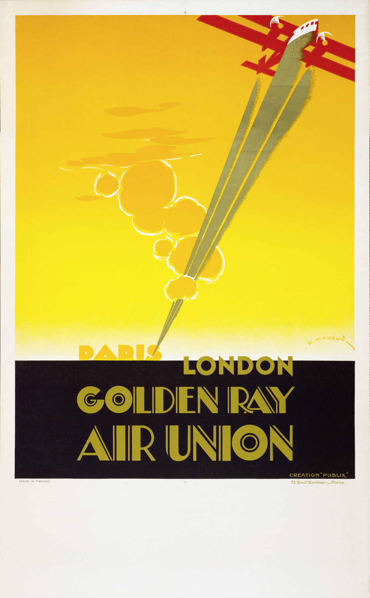 Famous Vintage PosterArtists Original Vintage Airline Posters