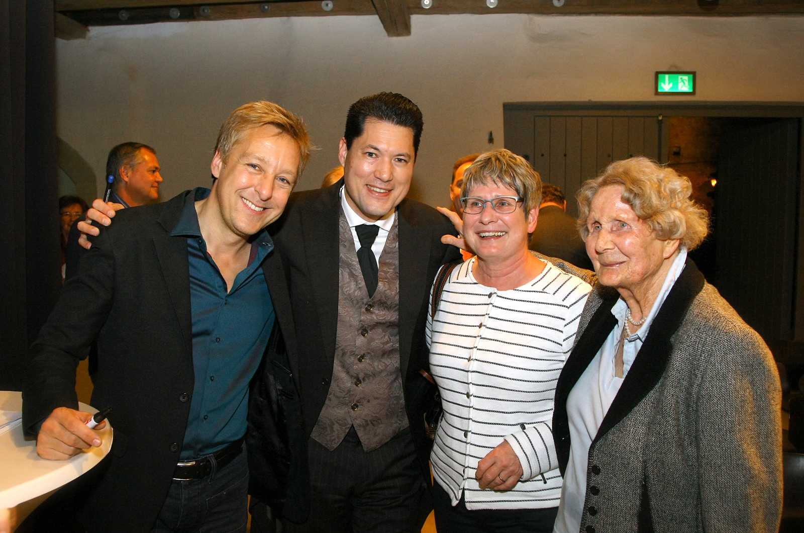 Max Müller, Ingo Dannhorn Isabel Frfr. von Künßberg und Mechthild Frfr. von Künßberg (geb. Kempff)