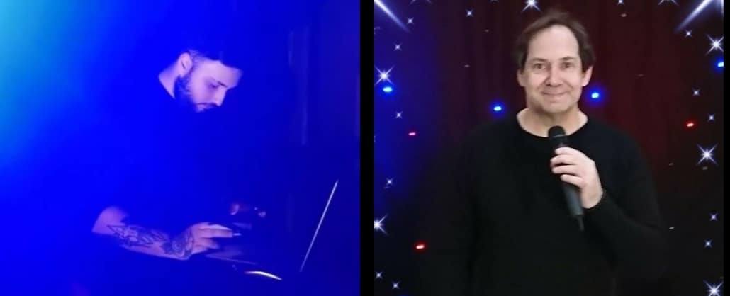 Animation musicale par DJ professionnel à Lyon lors d'une soirée d'entreprise, avec piste de danse et éclairage LED