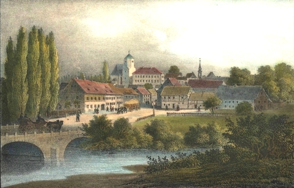 Stadtansicht Radeberg, Hospitalbrücke