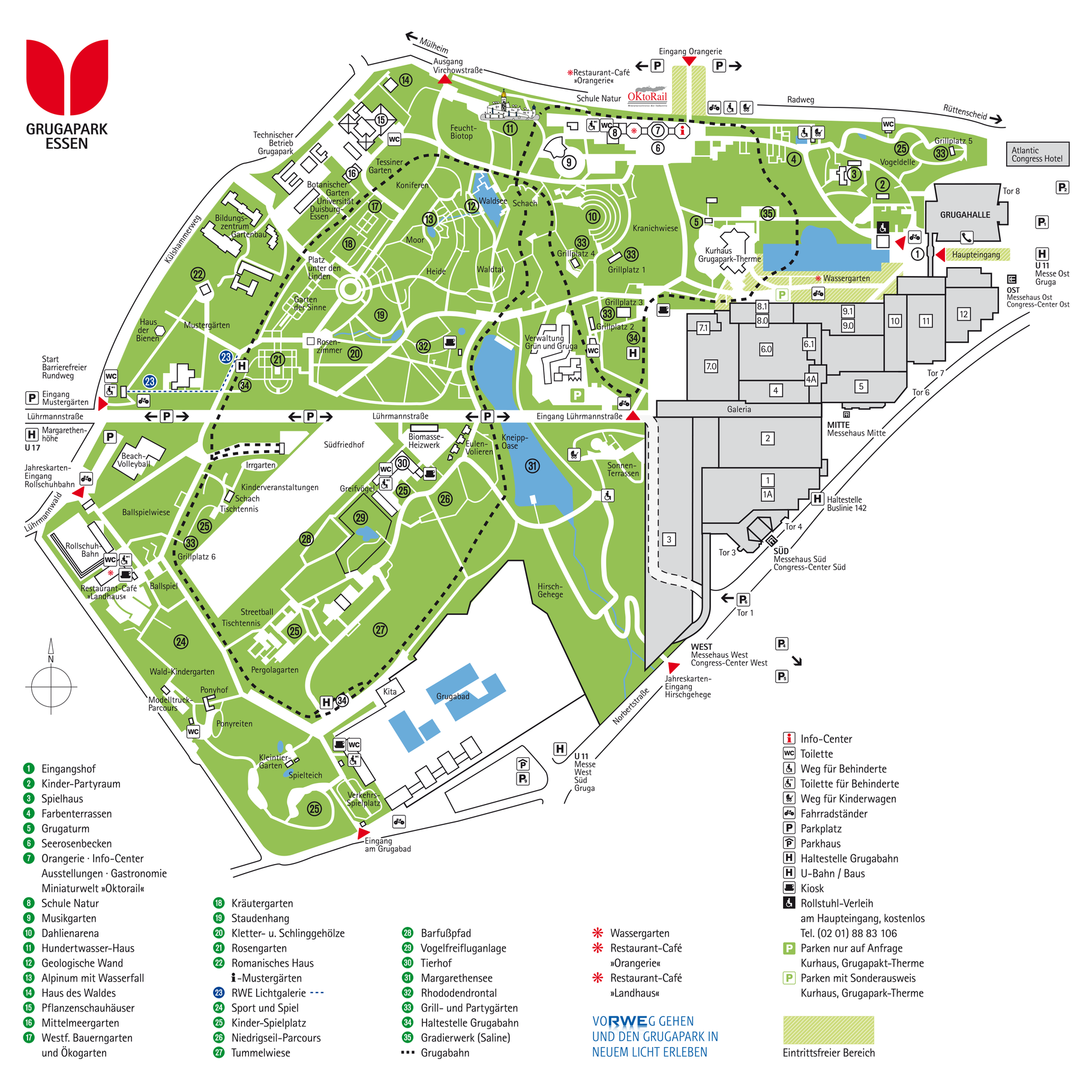 Der Grugapark Essen - Grugapark Poké-Liga