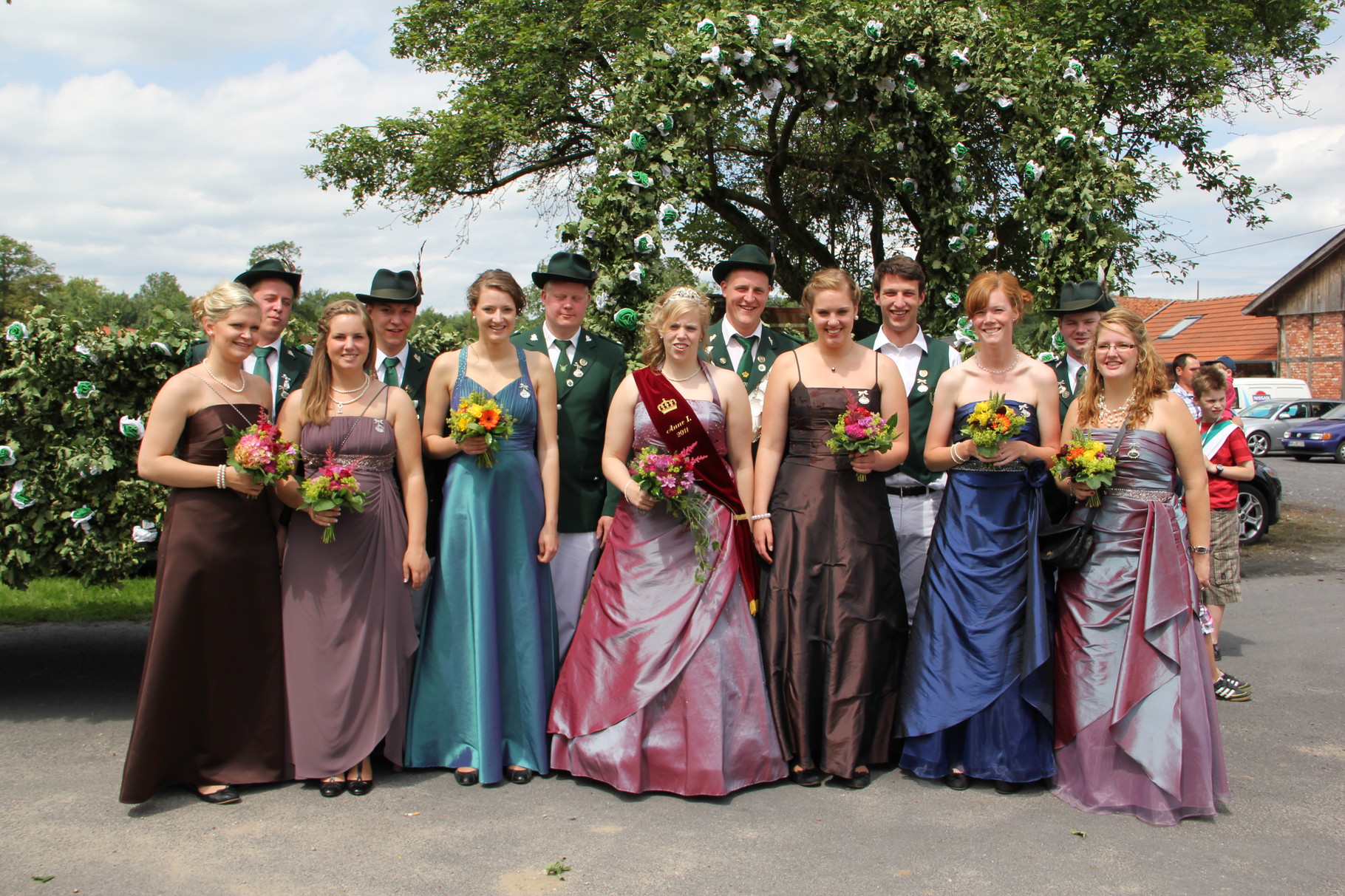 2011: König Daniel Arens und Königin Anne Bruland