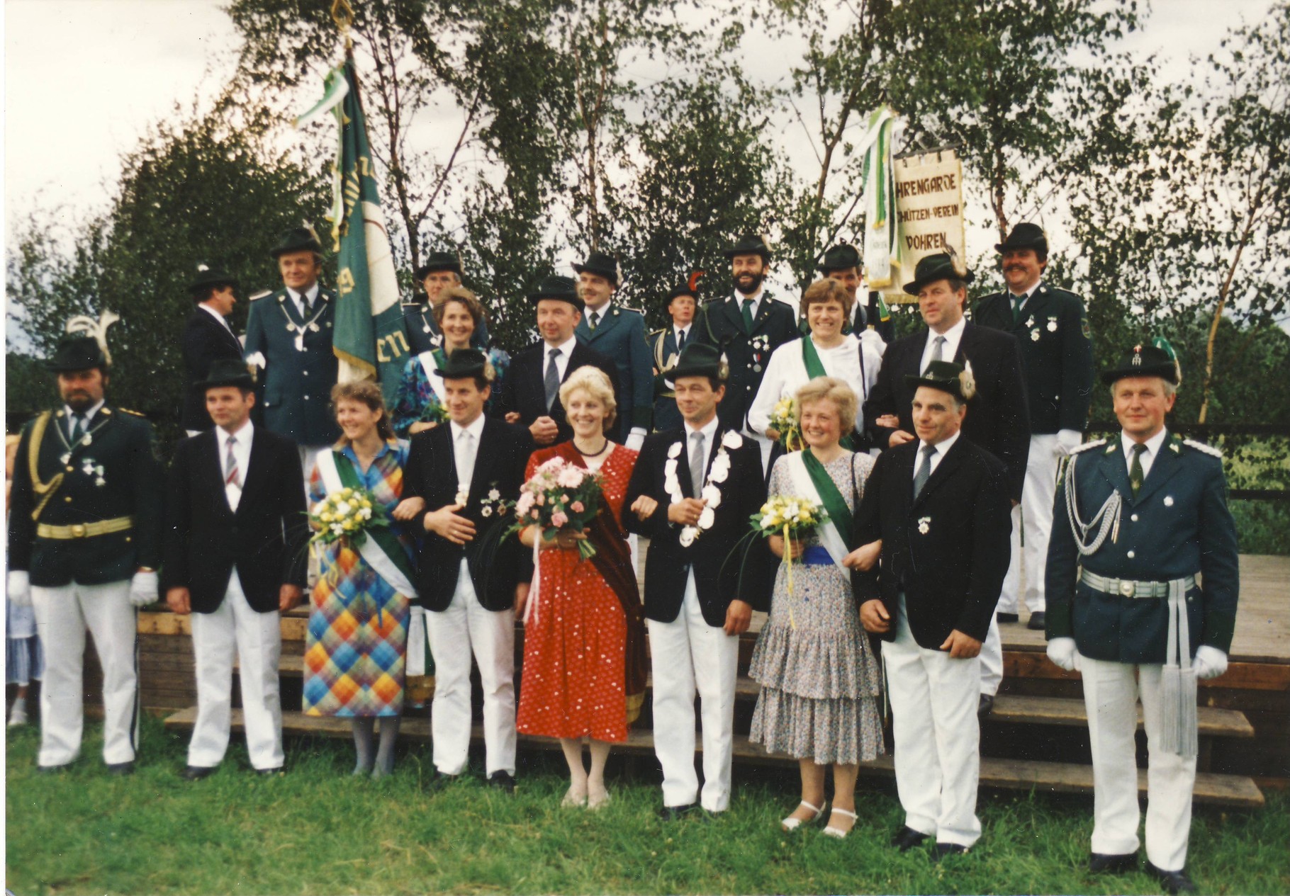 1988: König Heinz-Josef Große Hartmann und Königin Margret Große Hartmann