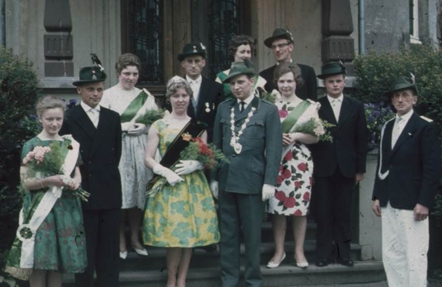 1962: König Rudolf Gerbaulet und Königin Margret Tollmann